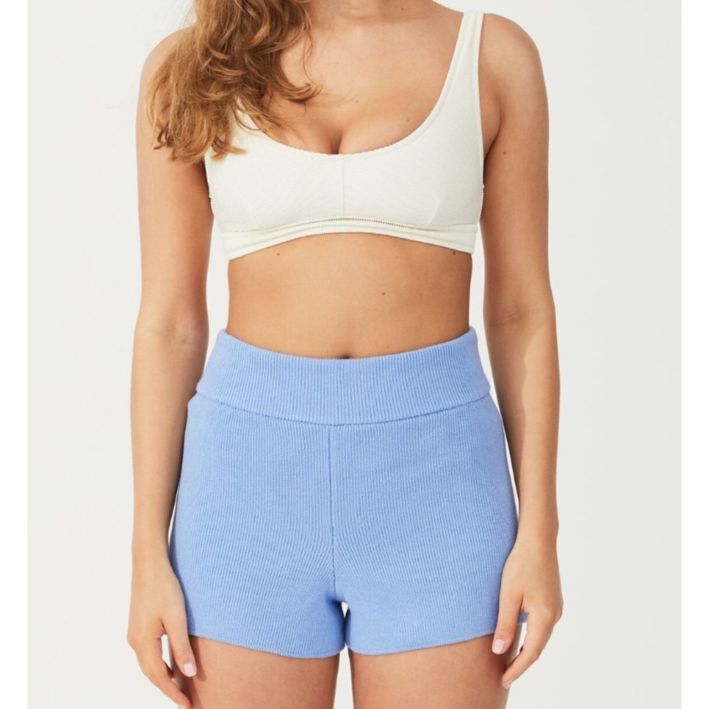 Zulu and Zephyr SIGNATURE KNIT BIKE SHORT - BAY BLUE